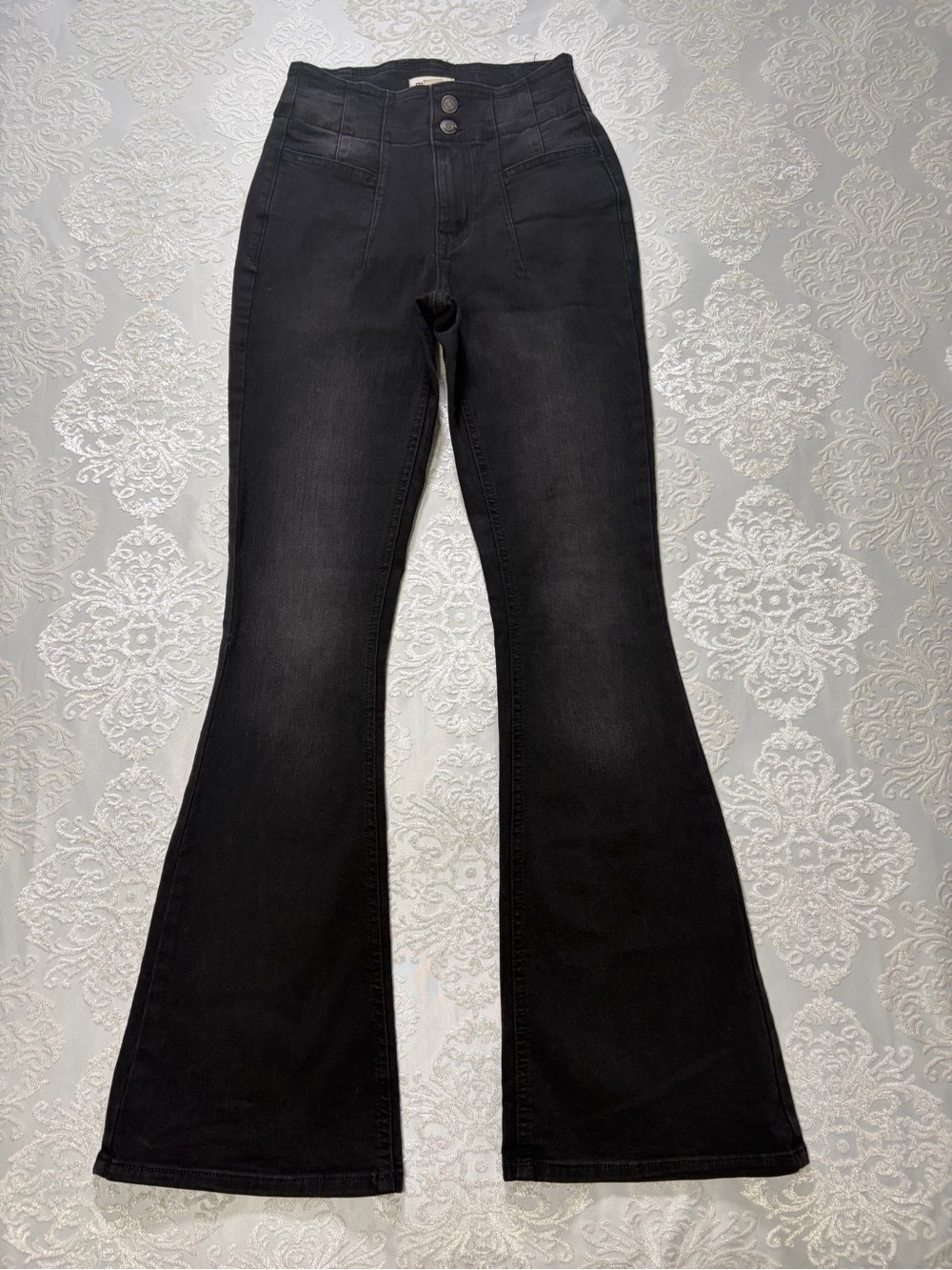 M. Jeans Maurice’s Black High Rise Flare Jeans Size 0